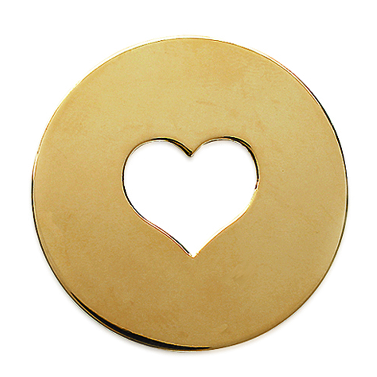 Pendentif Plaqué Or \'Love \' doré - 35 mm (à Graver) - [C7263]