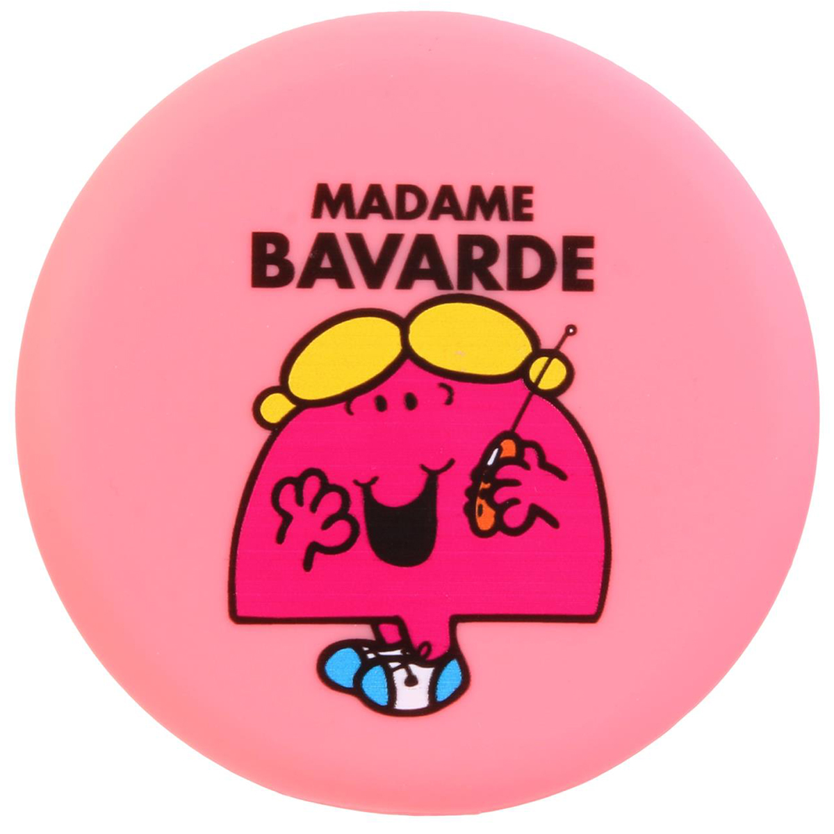 Miroir de poche \'Monsieur Madame\' rose (Madame Bavarde) - 78 cm - [Q9334]