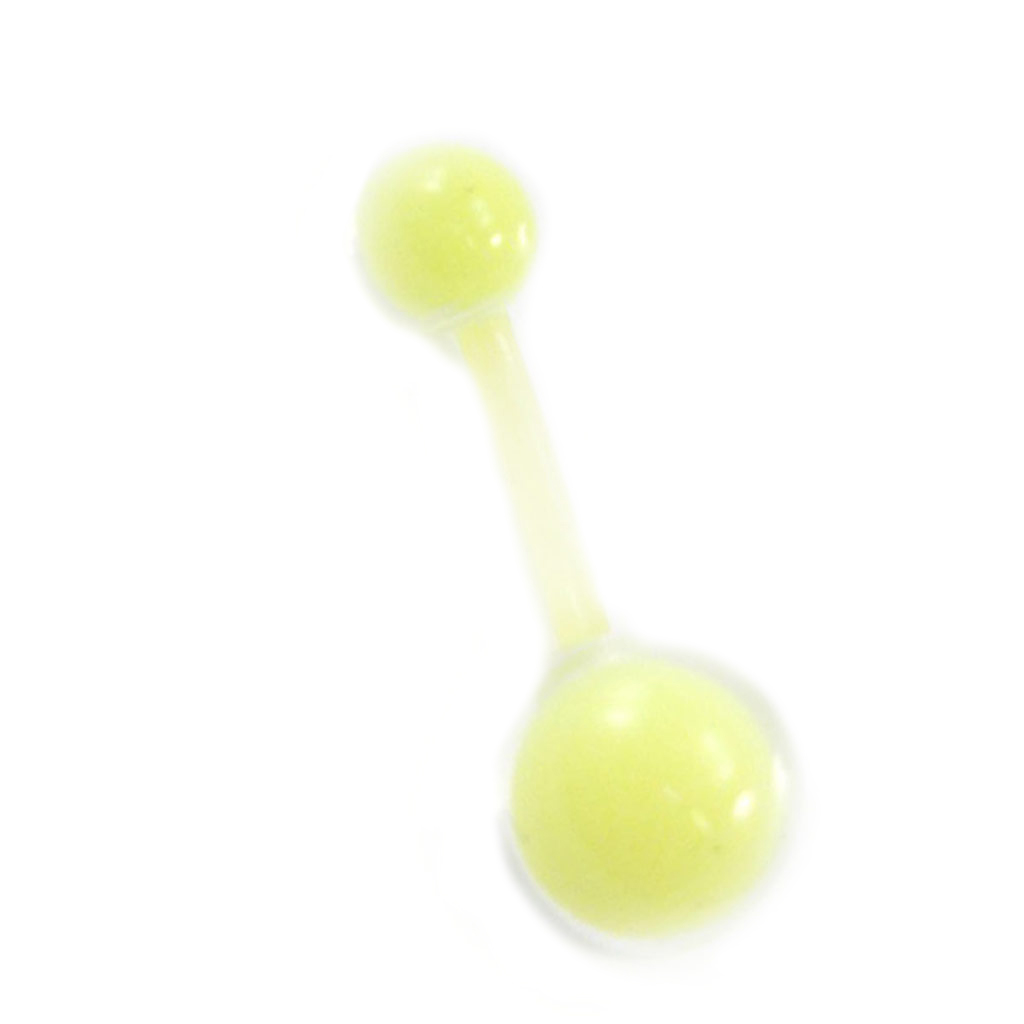 Body Piercing \'Coloriage\' jaune - [I9477]
