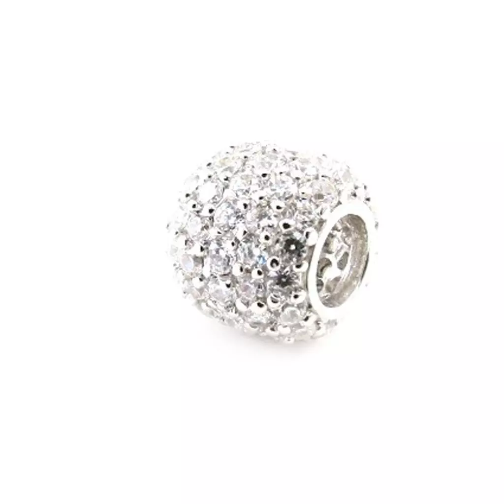 les trésors de lily Pendentif Argent 'Déesse' Blanc [I9815]