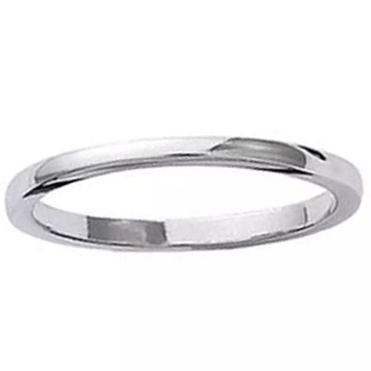 les trésors de lily Alliance Argent 'Lien d'Amour' argenté (rhodié) 2 mm [K5118]