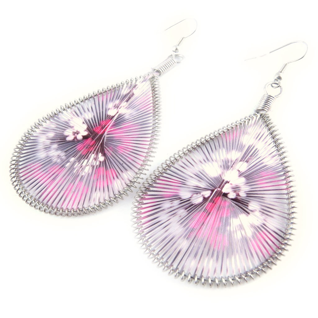 Boucles Créateur \'Altaï\' rose - [L1364]