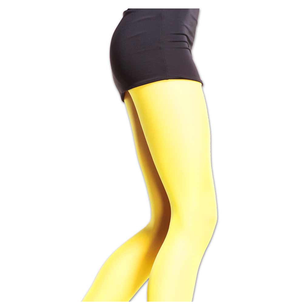 Collant \'Coloriage\' jaune - [Q5897]