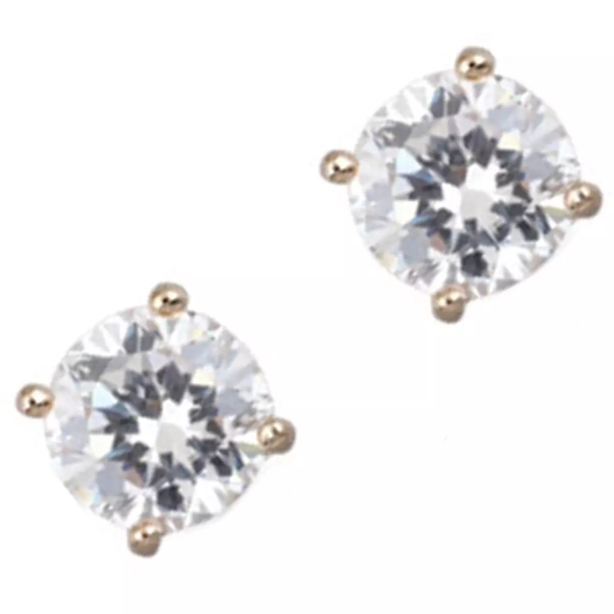 les trésors de lily Boucles 'Essentiel' Blanc 6 mm [K5147]
