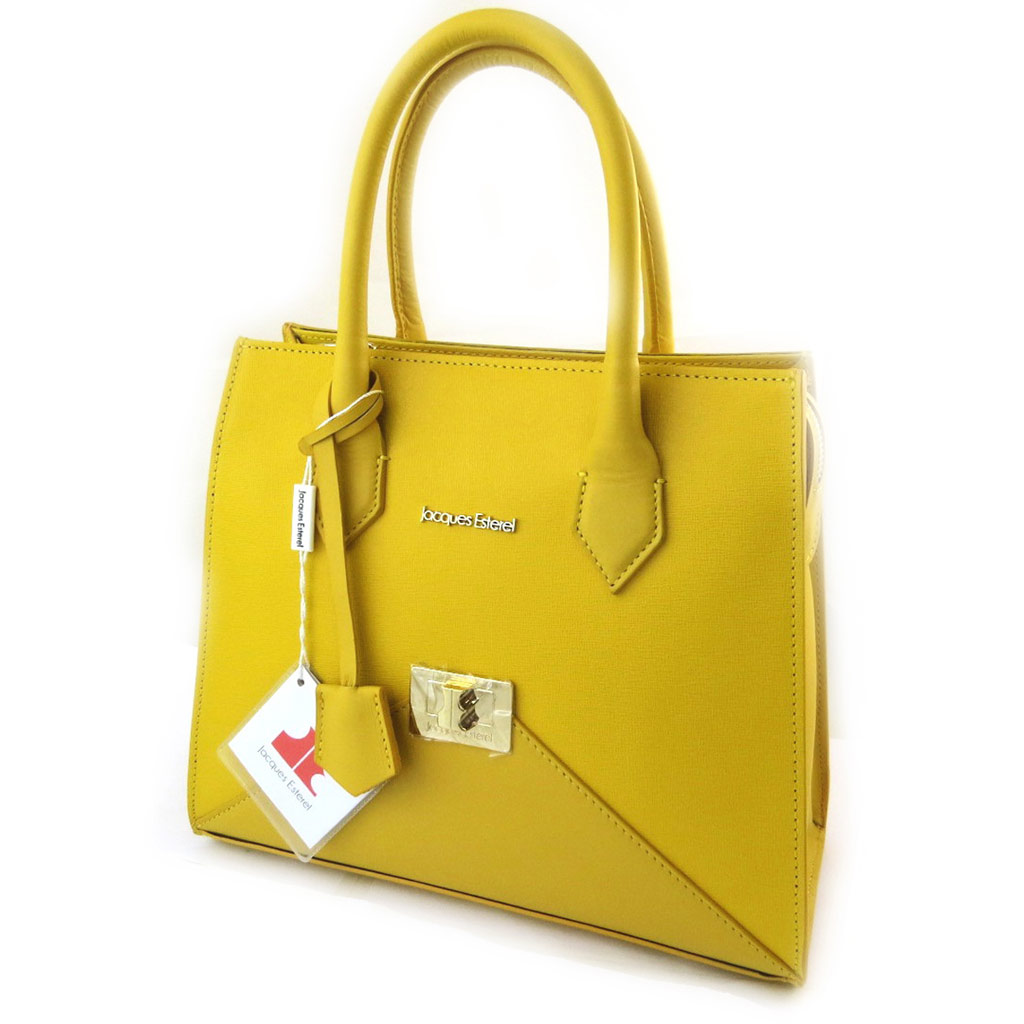 Sac En Cuir Vintage Jacques Esterel - Noir, Porté épaule, Occasion Très Bon état