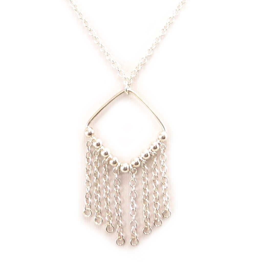 Collier Argent \'Selma\'  - [B2432]