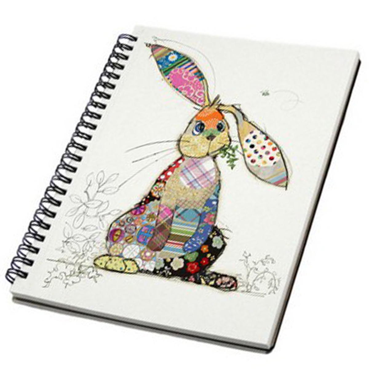 Carnet A Spirales A6 Bug Art Multicolore Lapin Binky 145x105x12 Cm Q2815