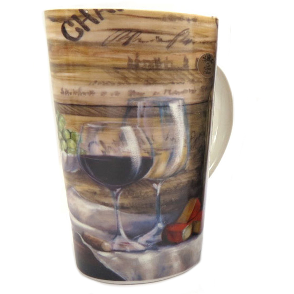 Grand mug céramique \'Terroir Français\' - 125x8 cm - [Q8809]