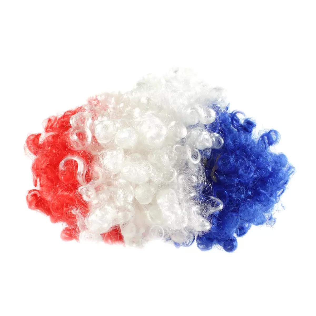 les trésors de lily Perruque humoristique 'France Cocorico' tricolore [Q0802]