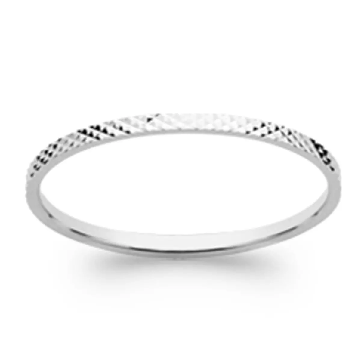 les trésors de lily Alliance Argent 'Lien d'Amour' argenté (rhodié) 1 mm [Q8955]