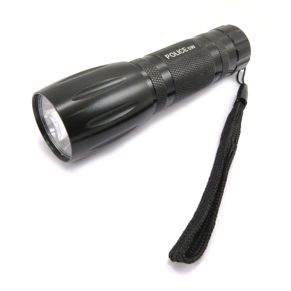 Mini lampe torche \'Design\' noir (GM) - [K6147]
