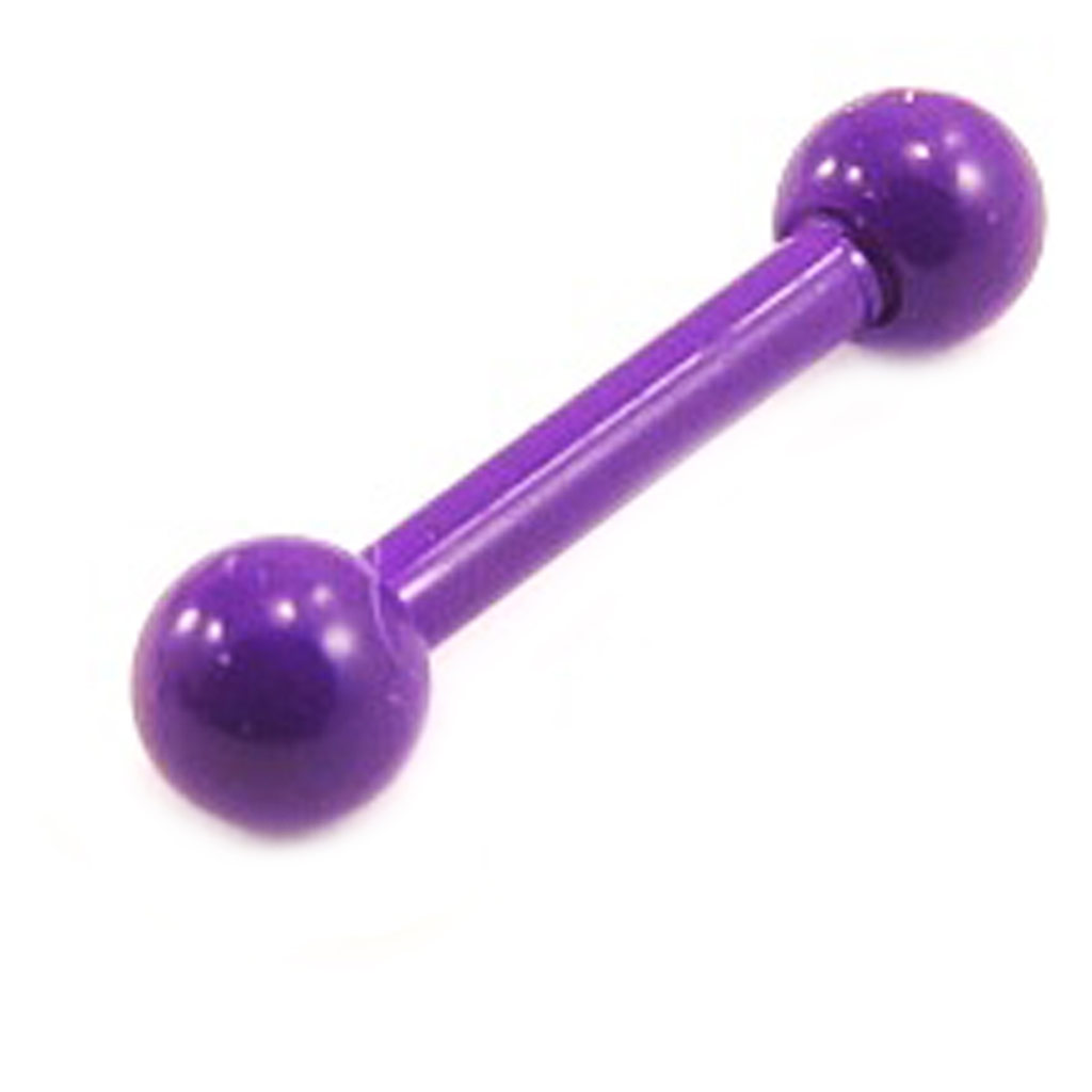 Micro barbell \'Coloriage\' violet (tragus) - [L4488]