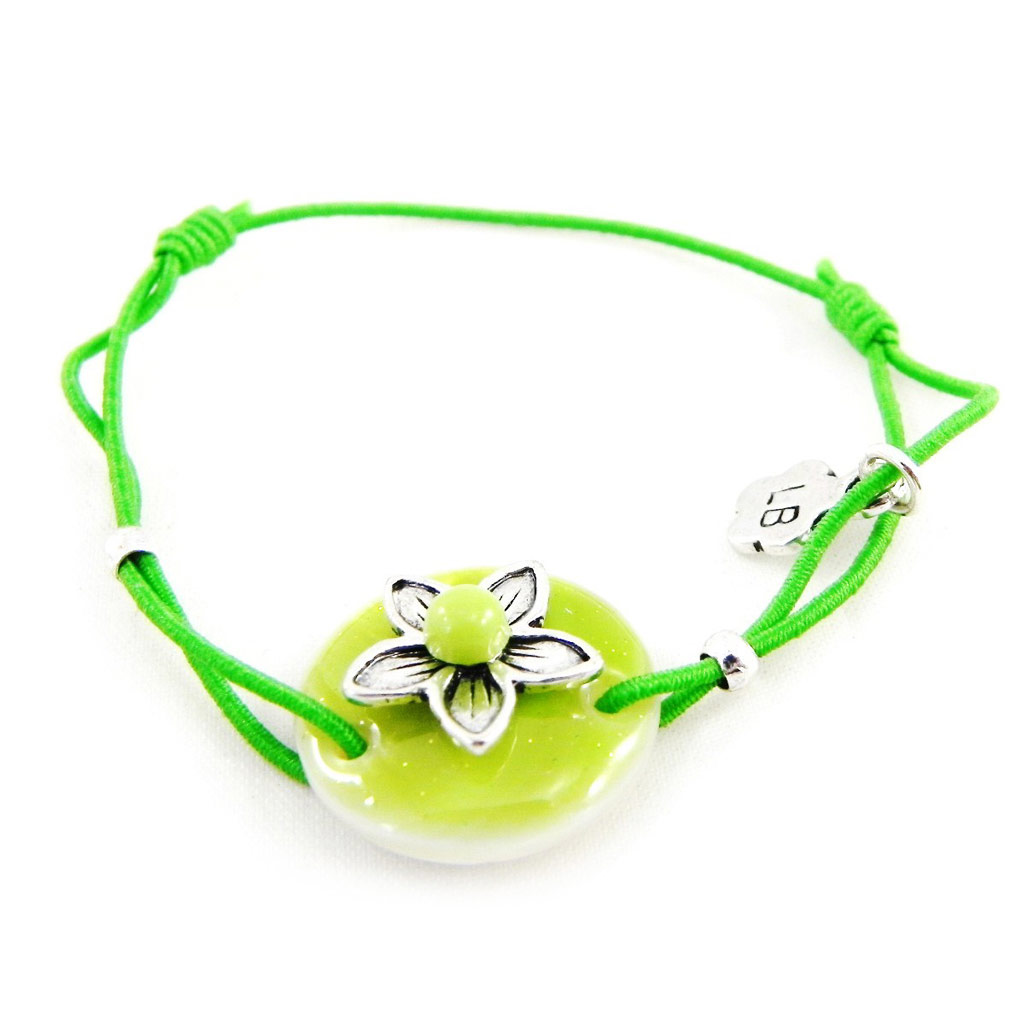 Bracelet Créateur \'Liberty\' vert - [H3548]