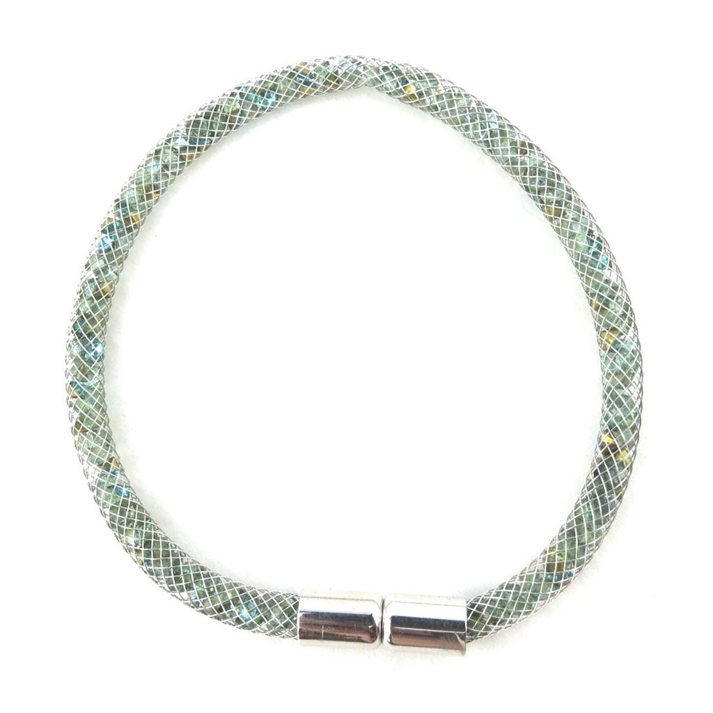 Bracelet Créateur \'Joyaux\' vert (4 mm) - [M9436]