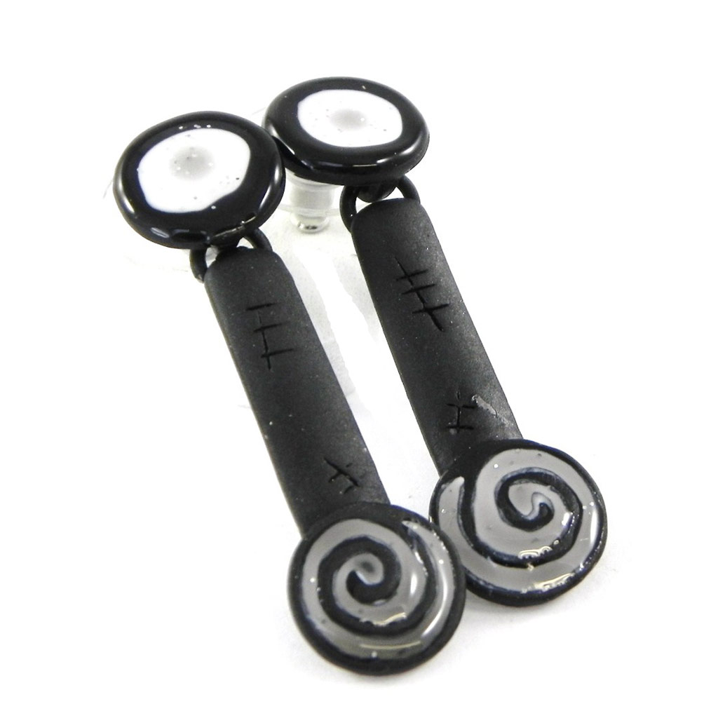 Boucles Créateur \'Coloriage\' gris  - [H8209]