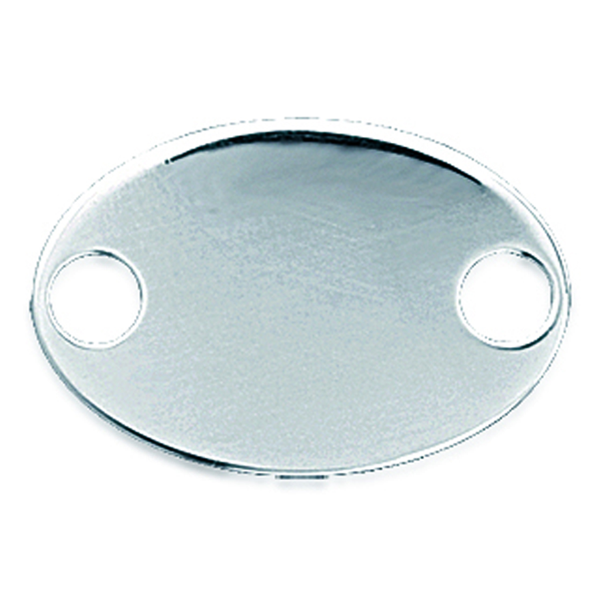 Pendentif Argent \'Médaille\' argenté - 24x16 mm - [H8234]