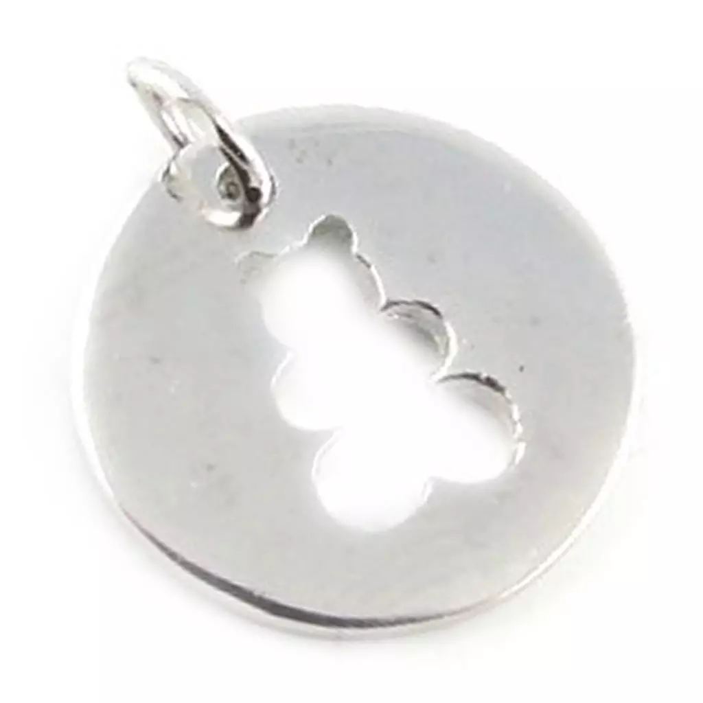 les trésors de lily Pendentif Argent 'Teddy Lulu' [E2801]