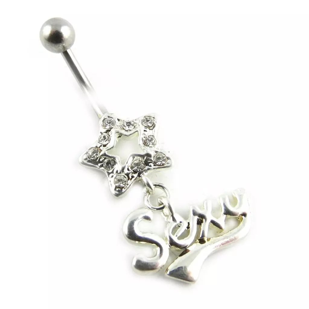 les trésors de lily Body Piercing 'Sexy Touch' Blanc [E3639]