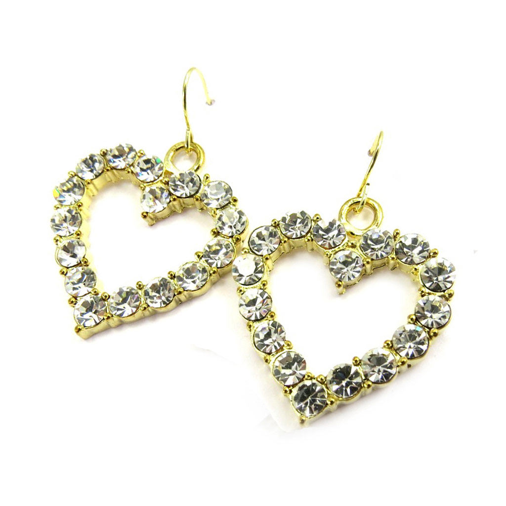 Boucles \'Amoureuse\' Blanc  - [E4195]