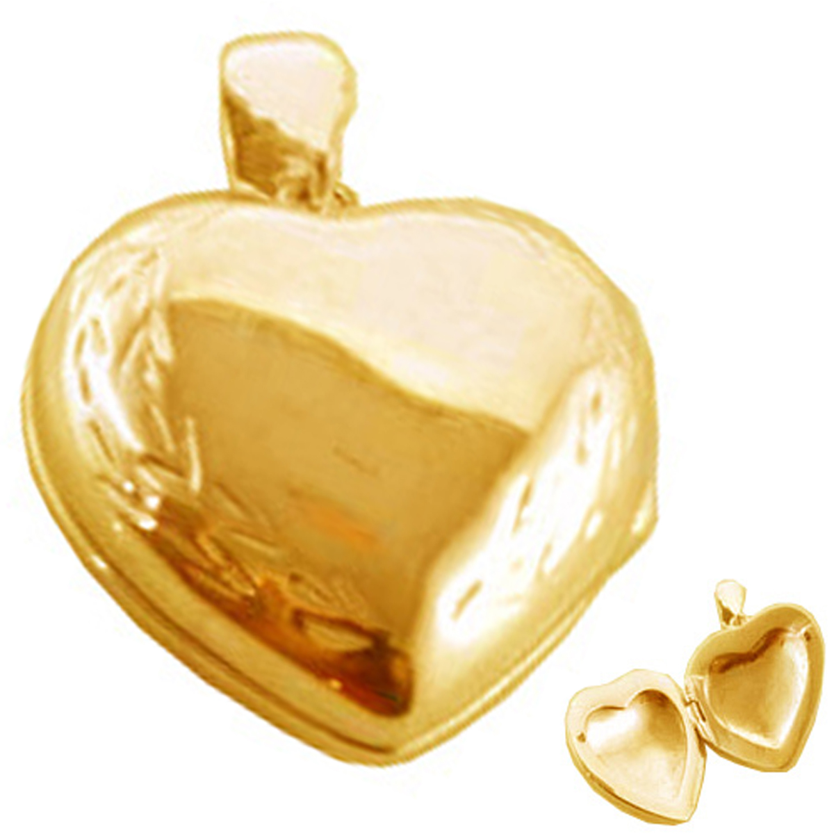 Pendentif Cassolette plaqué or \'Love Secrets\' - 20 mm - [P1153]
