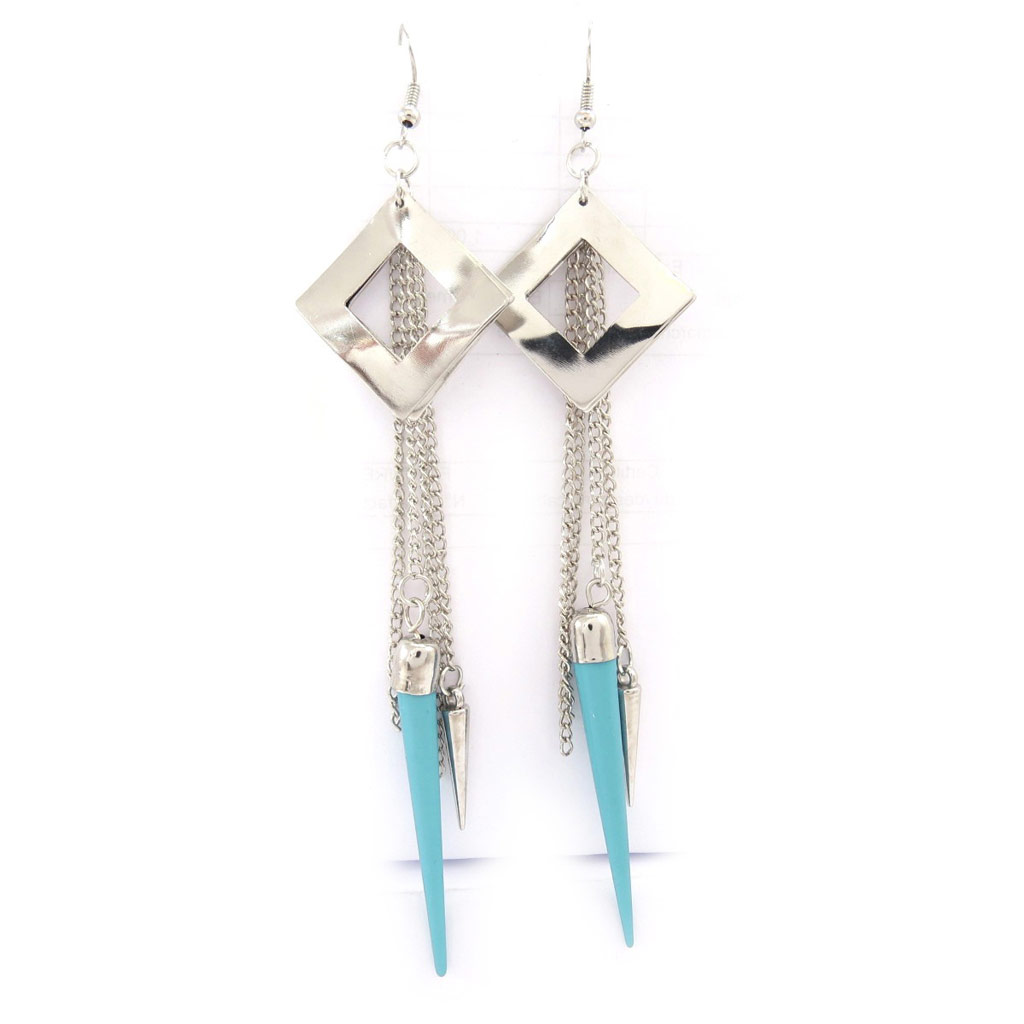 Boucles Créateur \'Scarlett\' bleu - [J9012]