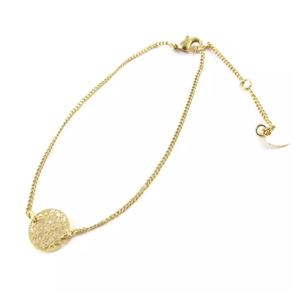 les trésors de lily Bracelet 'Carmen' doré [N8874]