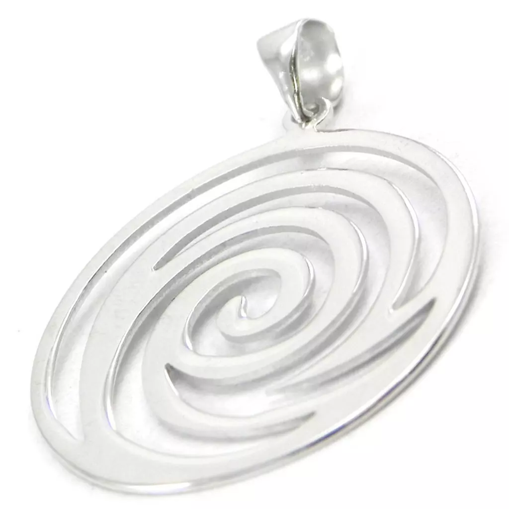 les trésors de lily Pendentif Argent 'Chorégraphie' argenté (rhodié) 25 mm [I3732]