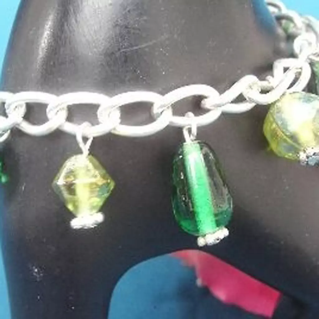 les trésors de lily Bracelet 'Chaitali' Vert [B8181]