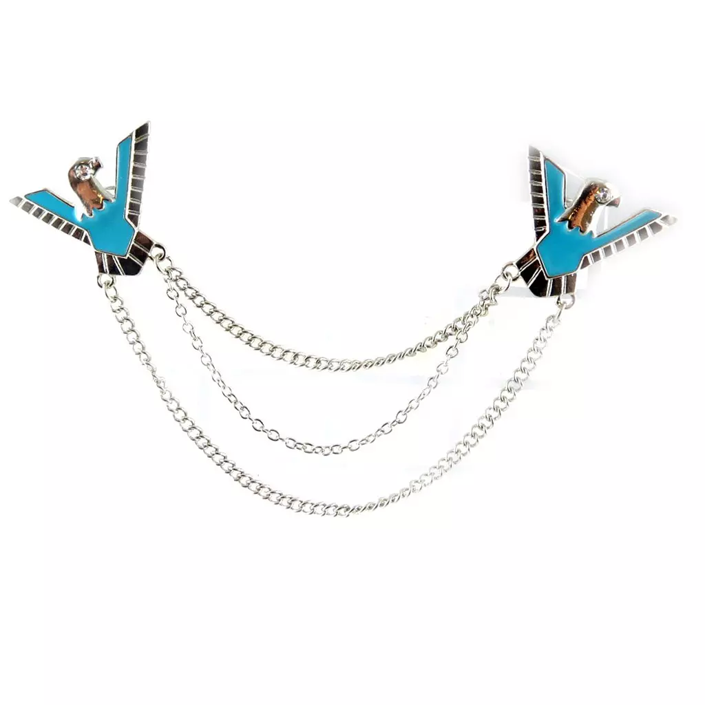 les trésors de lily Broche Créateur 'Navajos' turquoise [L1868]