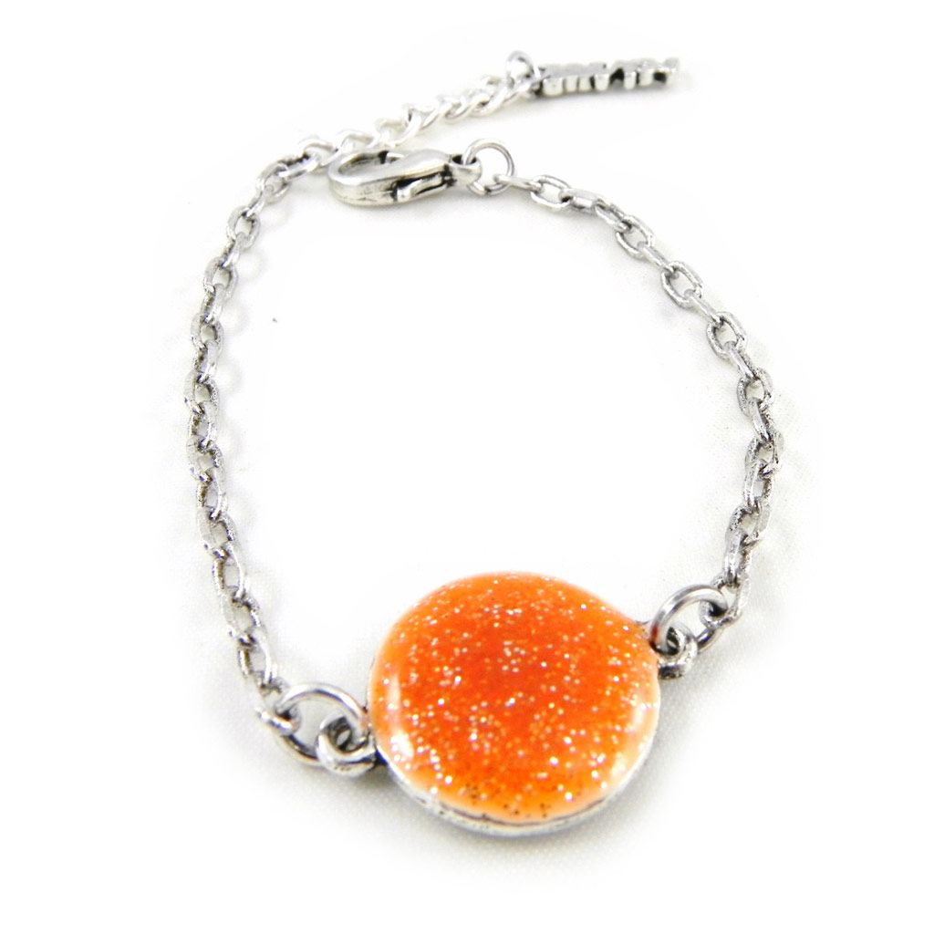Bracelet Créateur \'Nora\' orange - [H4781]