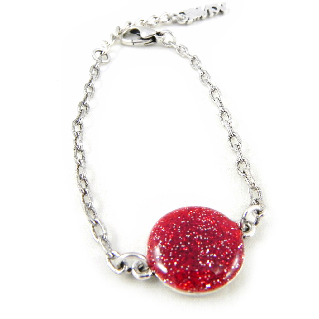 Bracelet Créateur \'Nora\' rouge - [H4783]