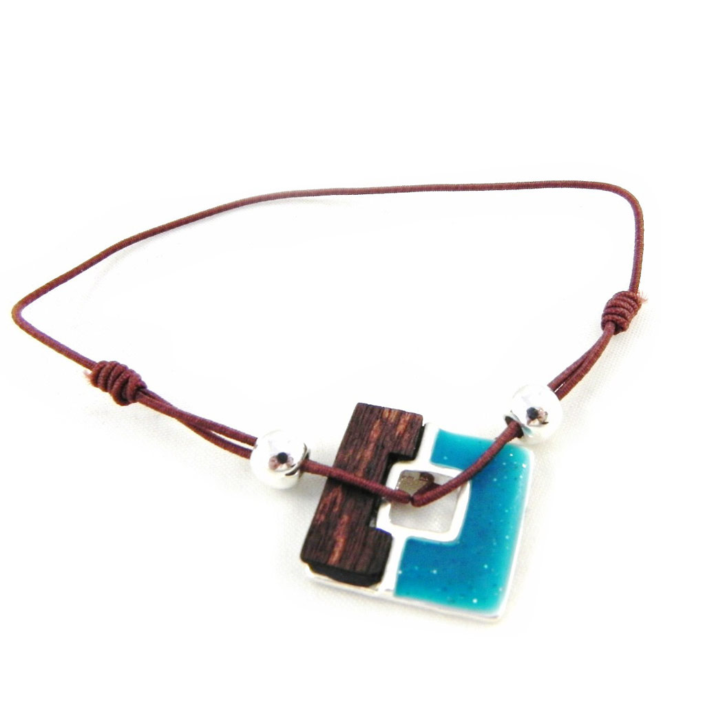 Bracelet Créateur \'Bora Bora\' turquoise - [H4797]