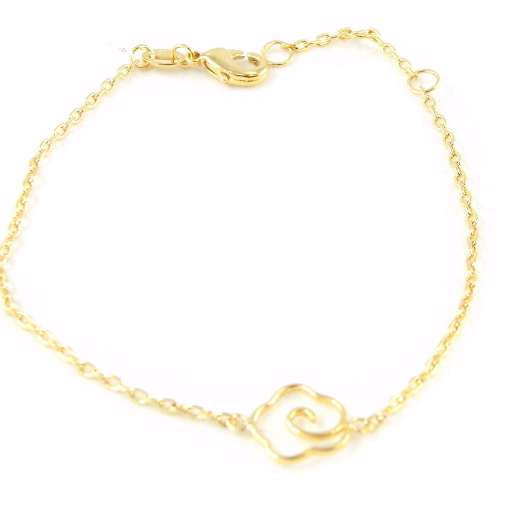 Bracelet Plaqué Or \'Chorégraphie\'  - [H5546]