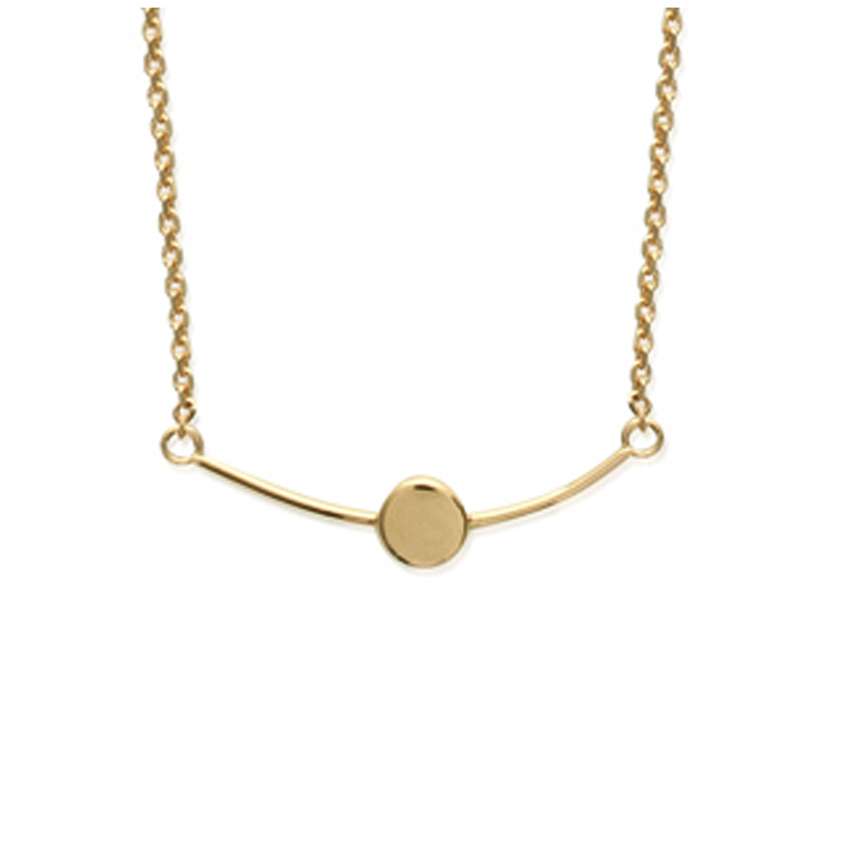 Collier Plaqué Or \'Chorégraphie\' doré - 30x5 mm - [K3701]