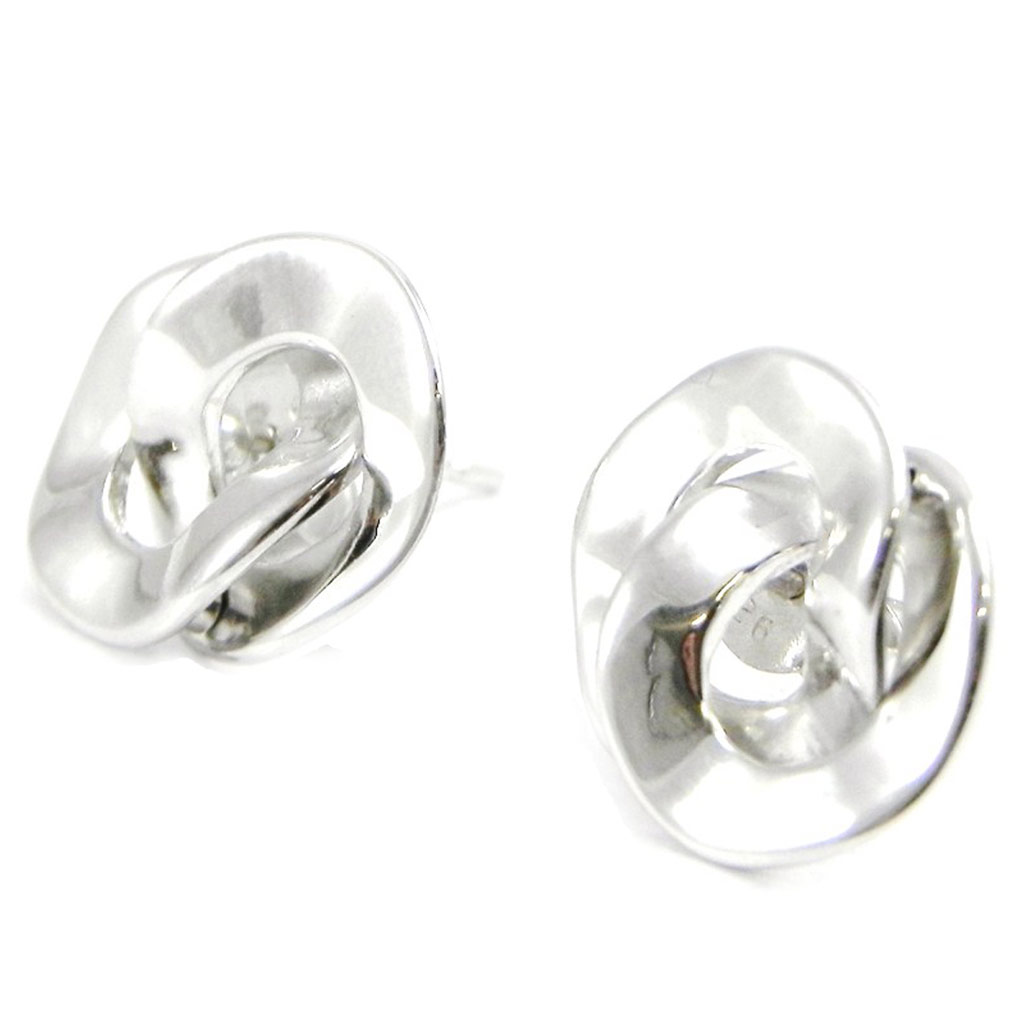 Boucles Argent \'Chorégraphie\'  - [I3912]