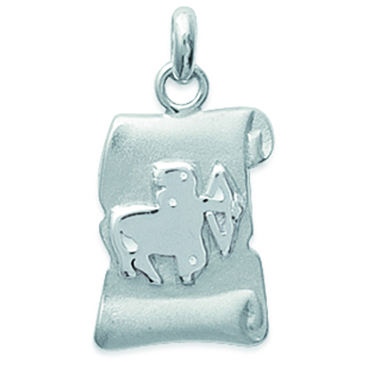 Pendentif Argent \'Sagittaire\' argenté - 13x15 mm - [F3903]