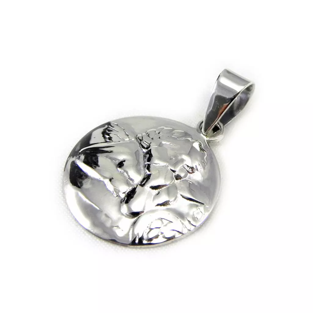 les trésors de lily Pendentif Argent 'La vie des Anges' [G9191]