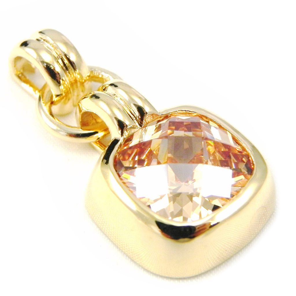 Pendentif Plaqué Or \'Samantha\' champagne - [G9316]