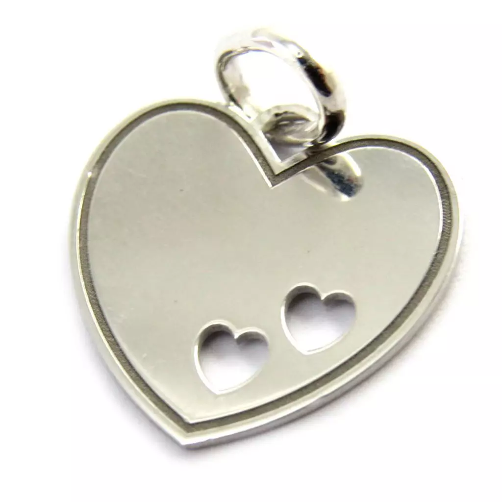 les trésors de lily Pendentif Argent 'Love' (rhodié) [M9589]