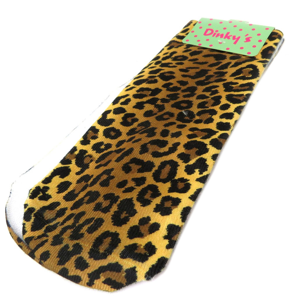 Chaussettes humoristiques \'Leopard\' marron - [P3112]