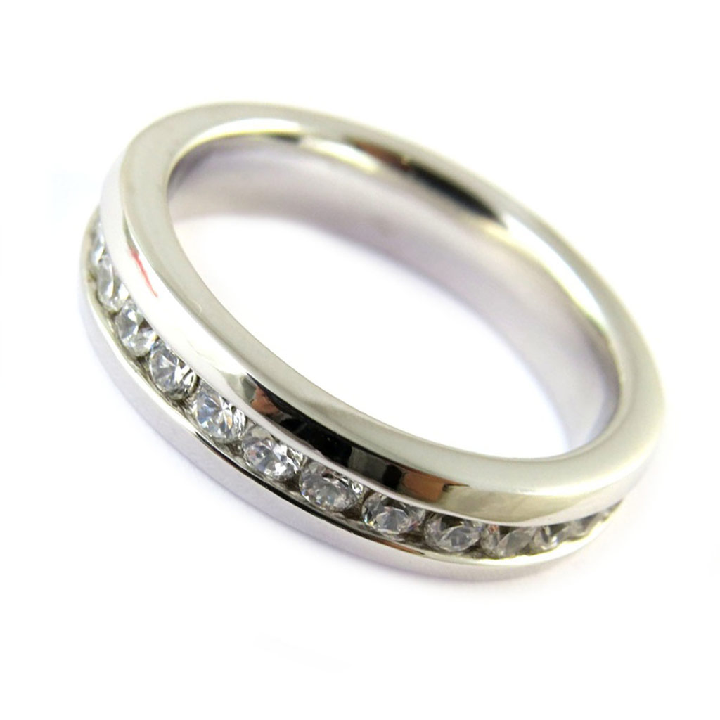 Alliance Argent \'Pour la Vie\' Blanc  - [G9431]