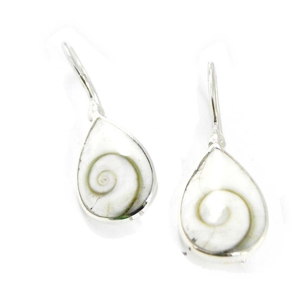 Boucles Argent \'Sainte Lucie\'  - [H6543]