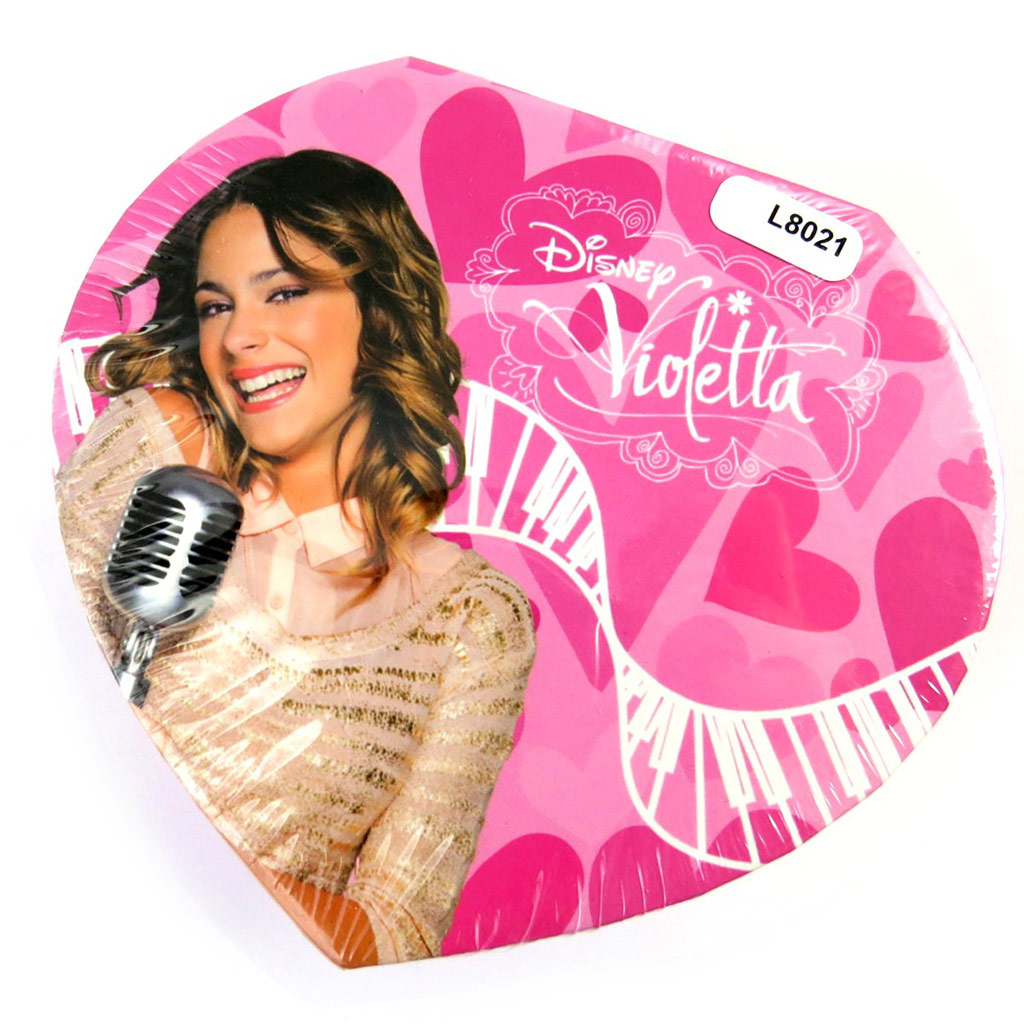Coffret à Bijoux \'Violetta\' rose (coeur) - [L8021]