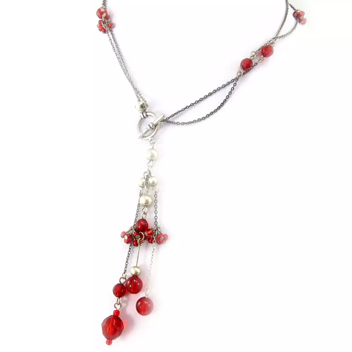 les trésors de lily Collier 'Scarlett' rouge 36 cm 10 cm [R3269]