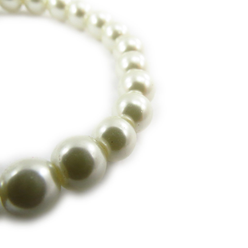 Bracelet \'Perla\' ivoire 8 mm - [J6887]