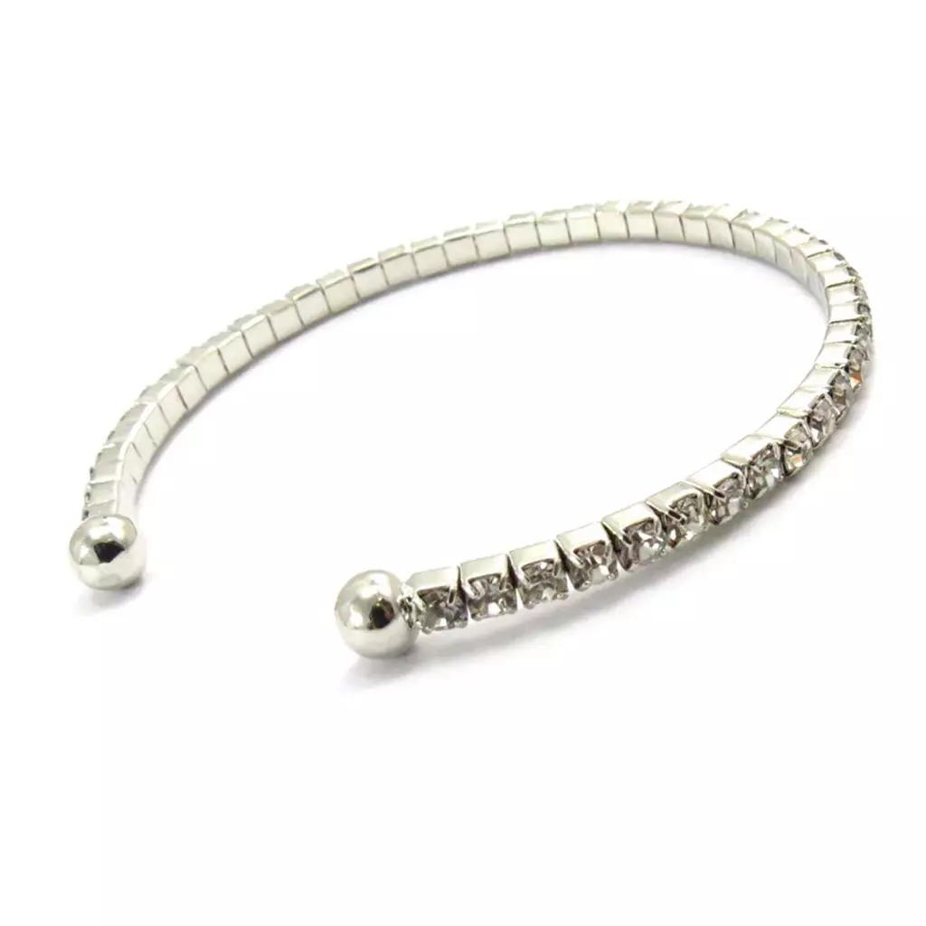 les trésors de lily Bracelet créateur 'Sissi' blanc [J6913]