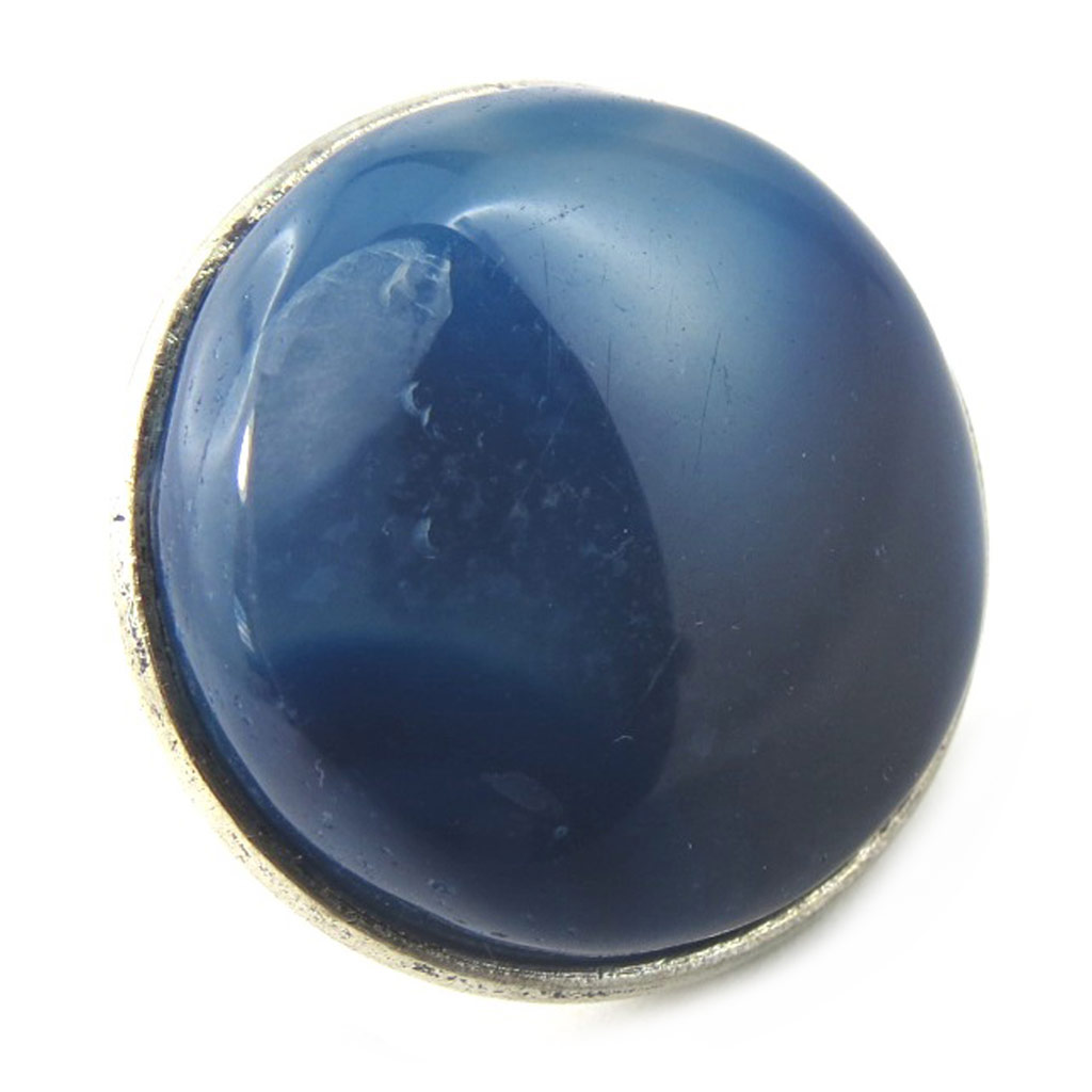 Bague créateur \'Mineralia\' bleu - [M4132]