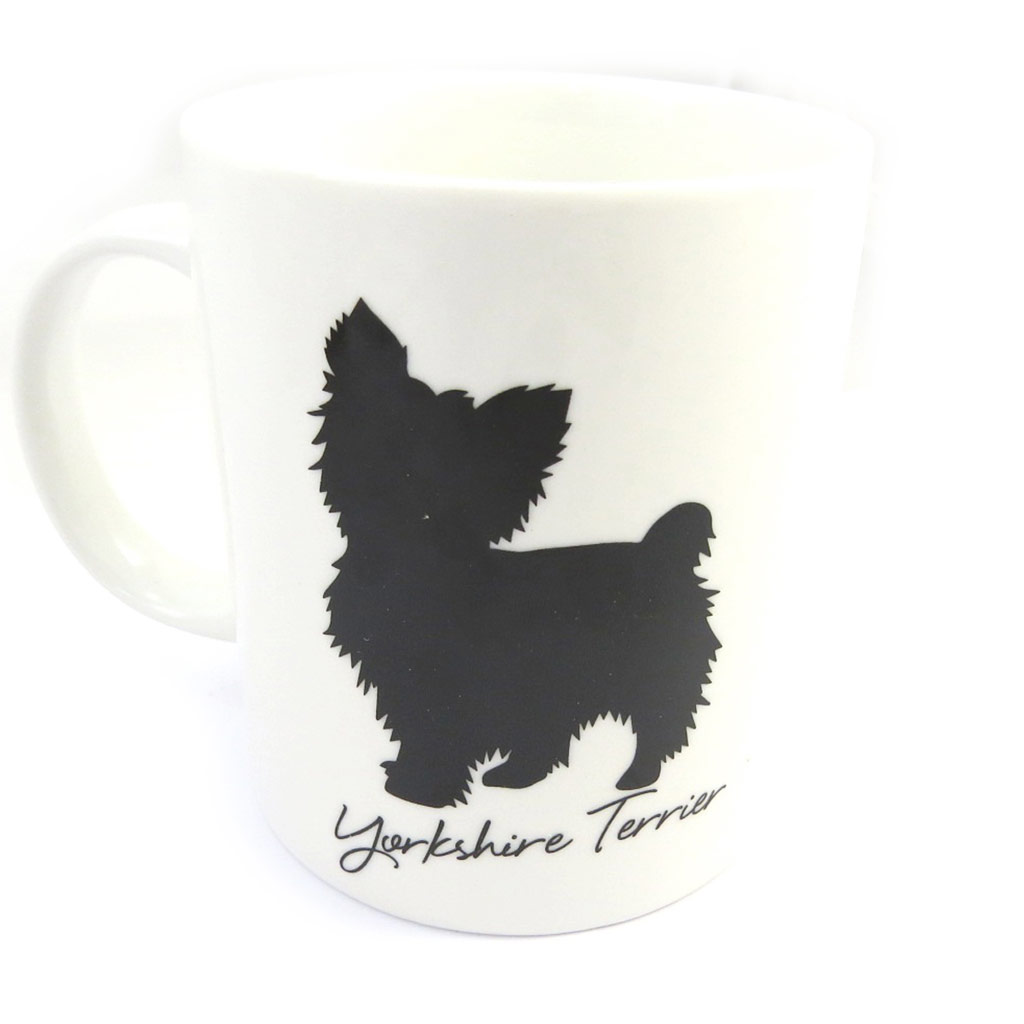 Mug \'Yorkshire Terrier\' ivoire - [M6755]