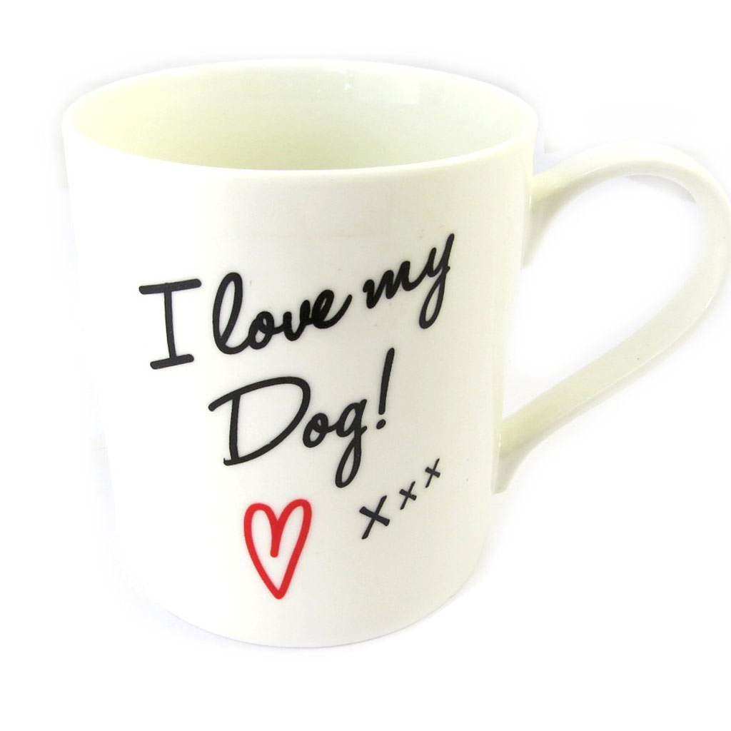 Mug \'I love my Dog\' blanc - [M6778]