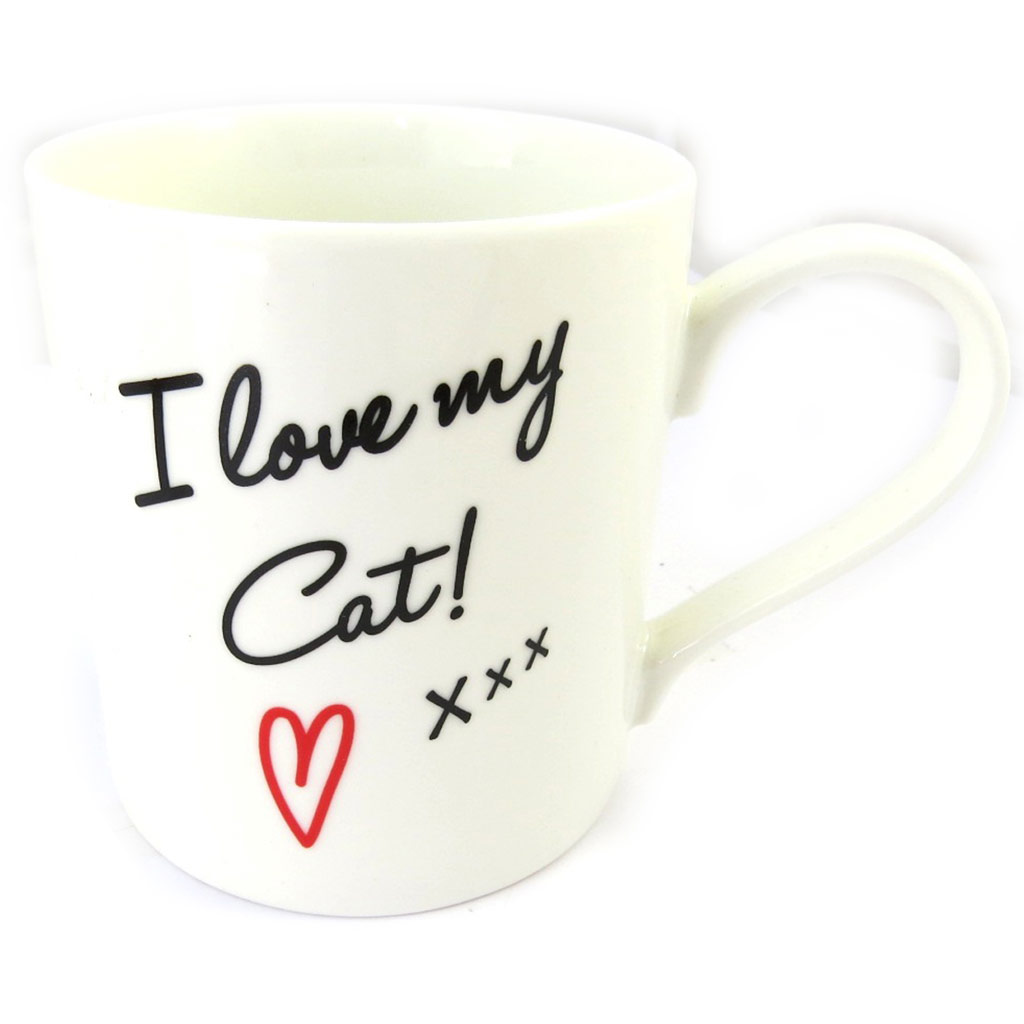 Mug \'I love my Cat\' blanc - [M6779]